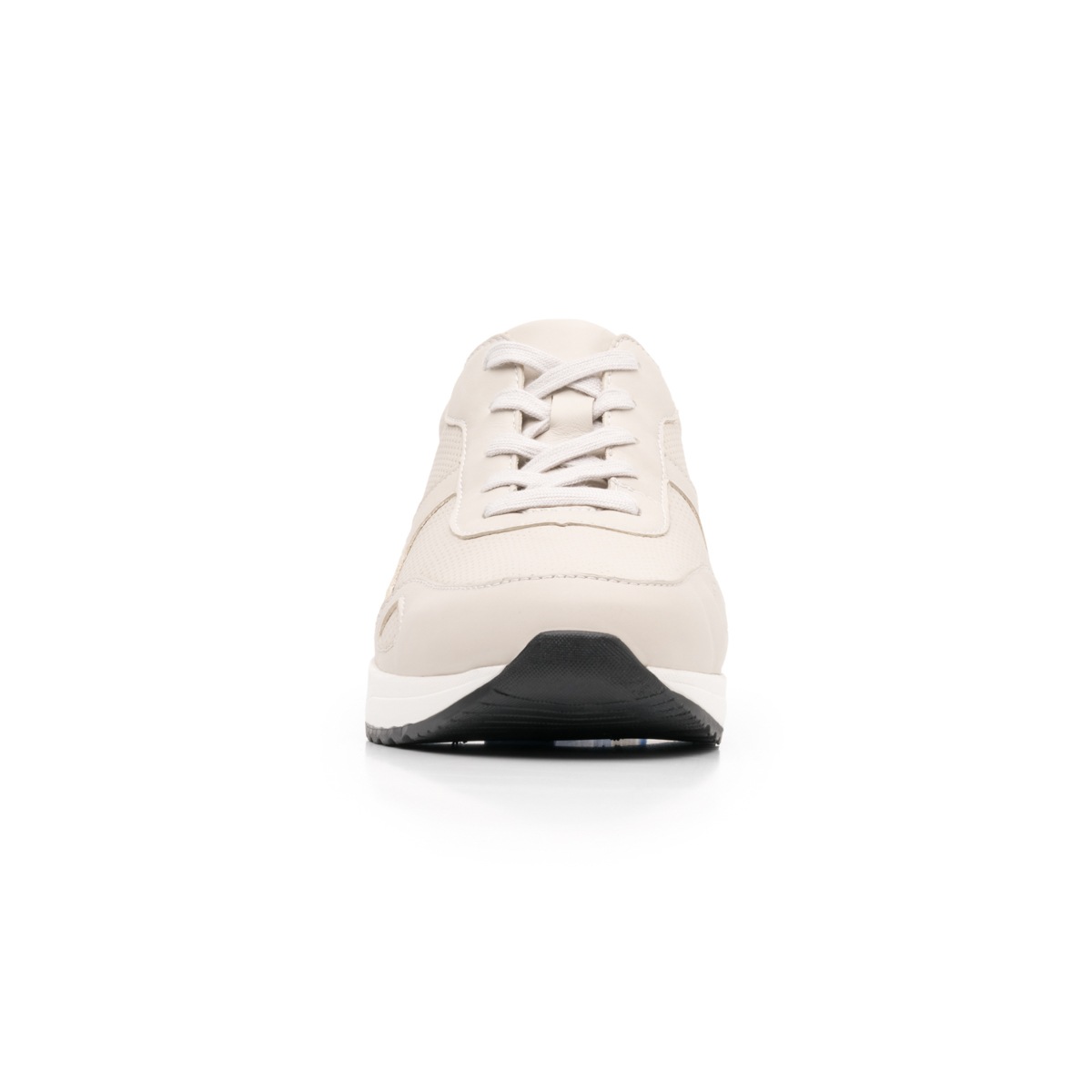 Sneaker Urbano Flexi Con Combinación De Texturas Para Mujer - Estilo 37710 Hueso