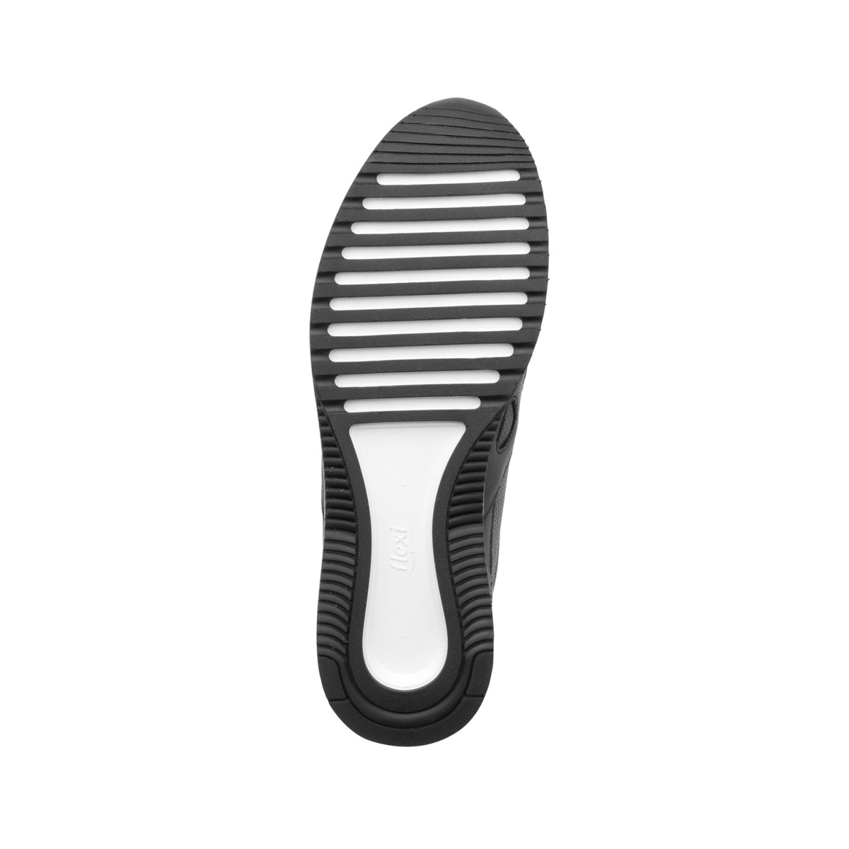 Sneaker Urbano Flexi Con Combinación De Texturas Para Mujer - Estilo 37710 Negro