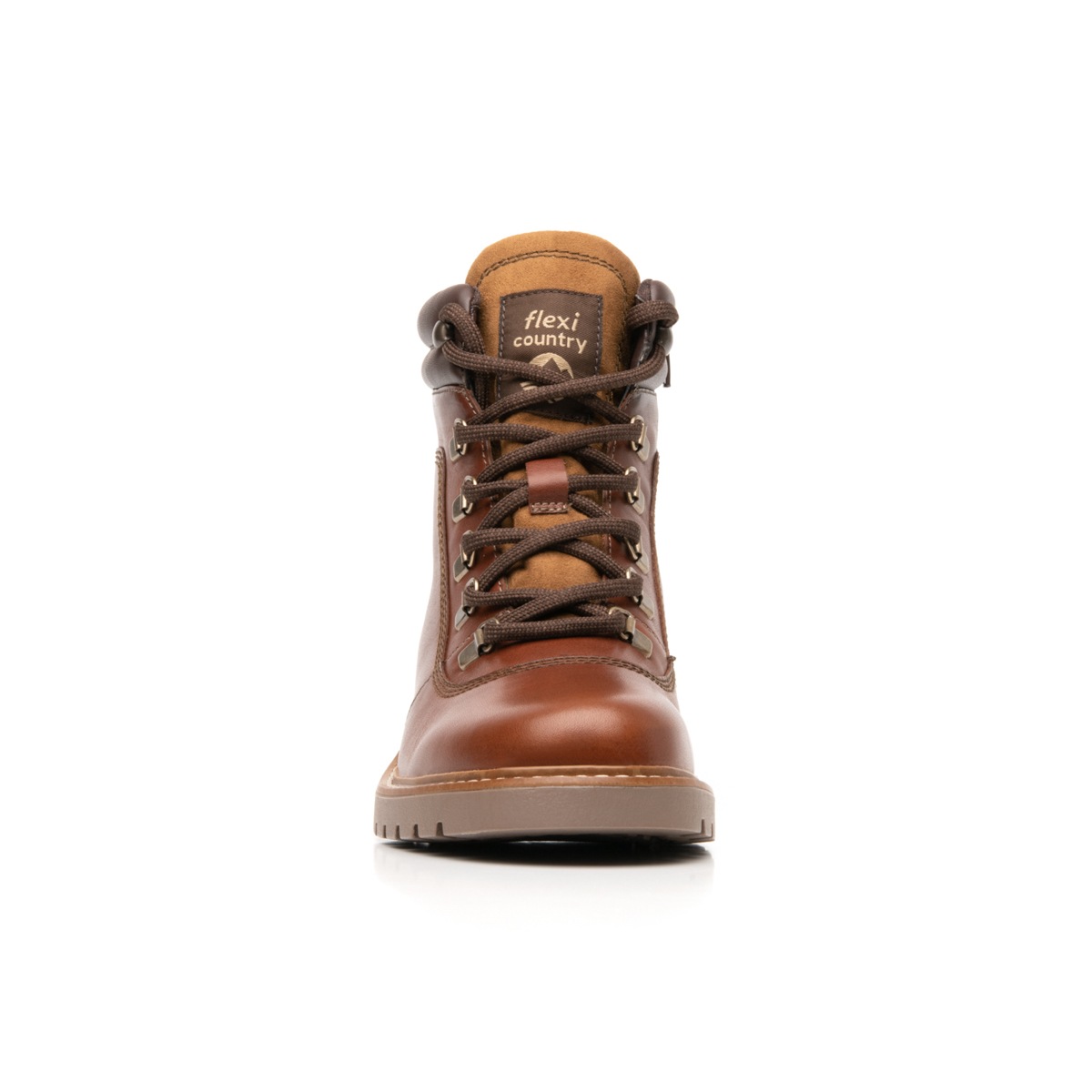 Bota Corta Outdoor Flexi Country para Mujer con Agujetas Estilo 37811 Whisky