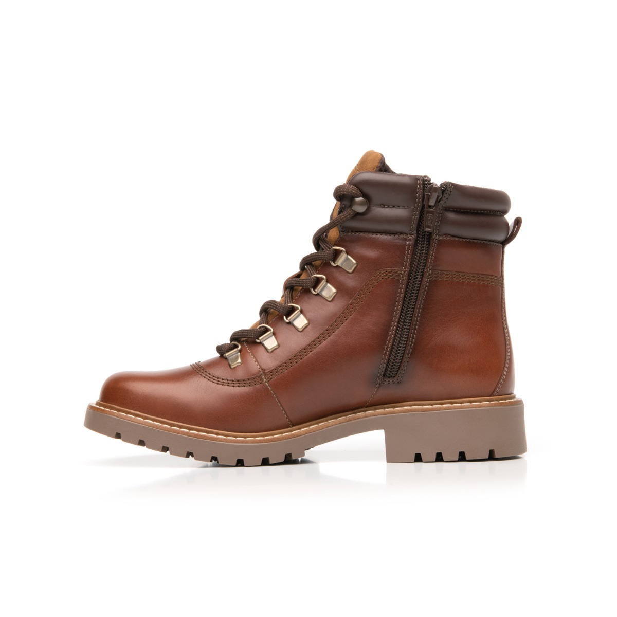 Bota Corta Outdoor Flexi Country para Mujer con Agujetas Estilo 37811 Whisky