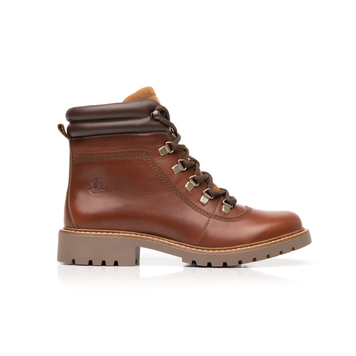 Bota Corta Outdoor Flexi Country para Mujer con Agujetas Estilo 37811 Whisky