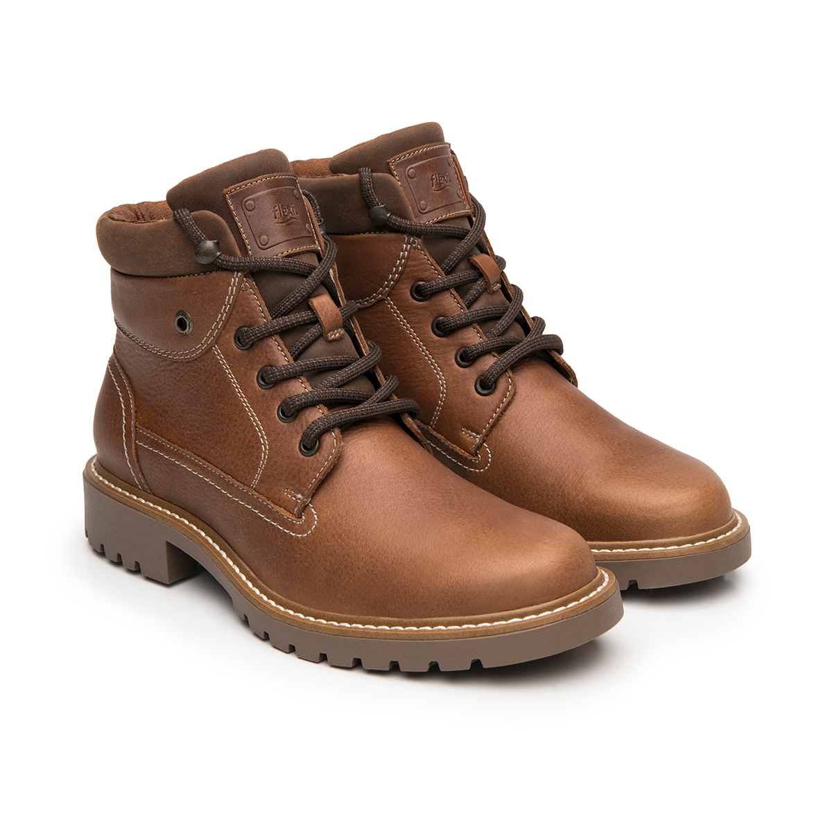 Botín Casual Flexi para Mujer Estilo 37824 Tan