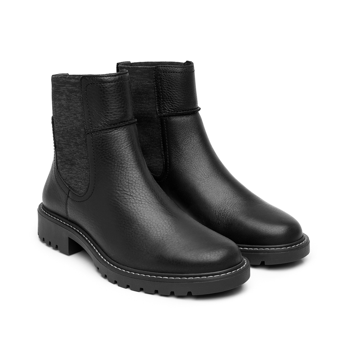 Botín Chelsea Flexi para Mujer Estilo 37825 Negro