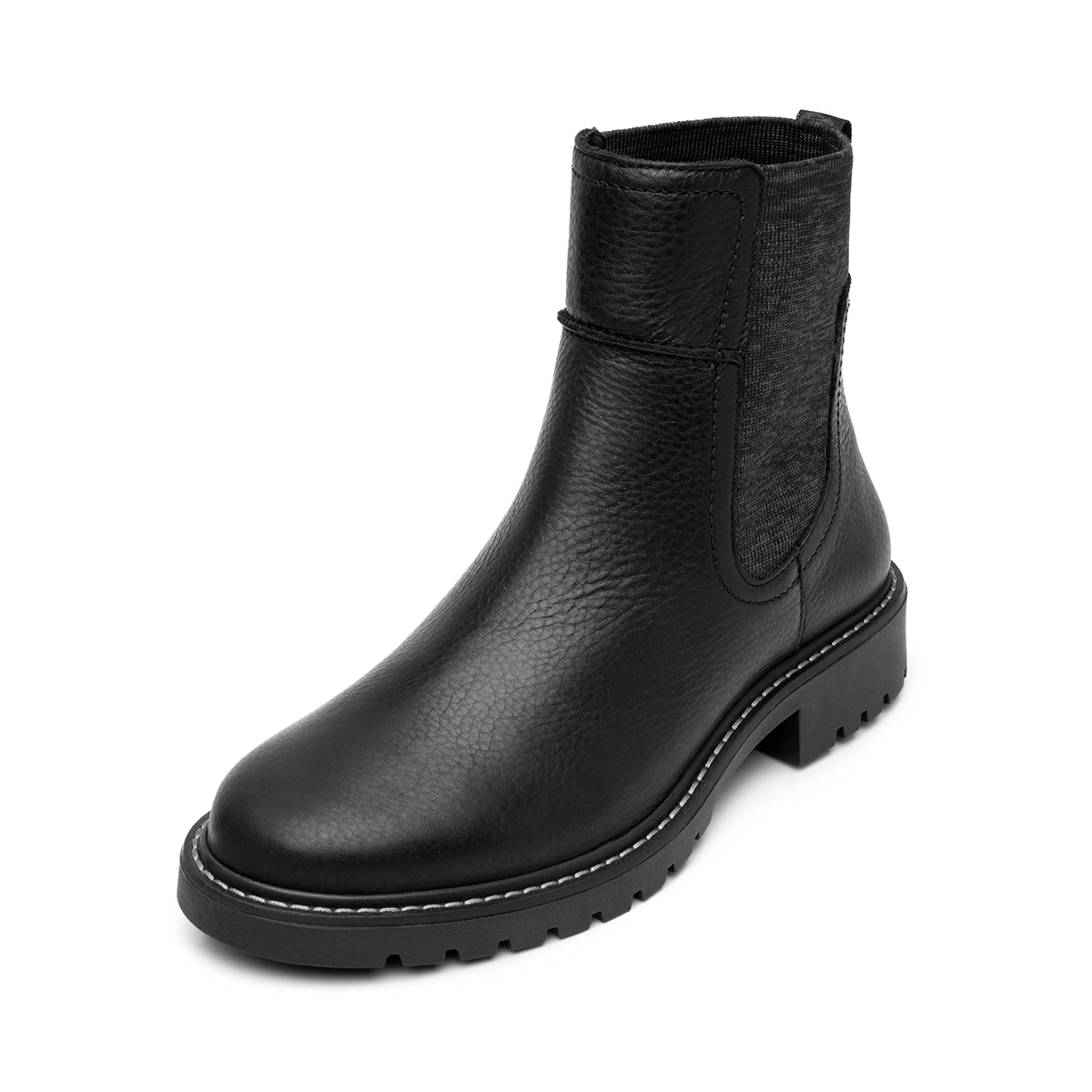 Botín Chelsea Flexi para Mujer Estilo 37825 Negro