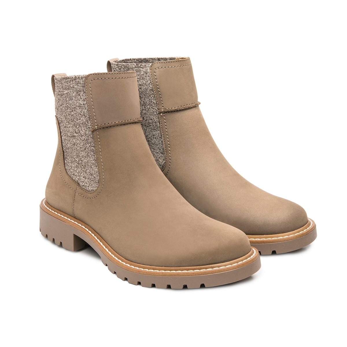 Botín Chelsea Flexi para Mujer Estilo 37825 Taupe