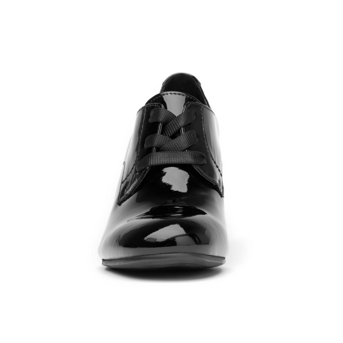 Zapato De Tacón De Vestir Flexi De Charol Para Mujer - Estilo 37903 Negro
