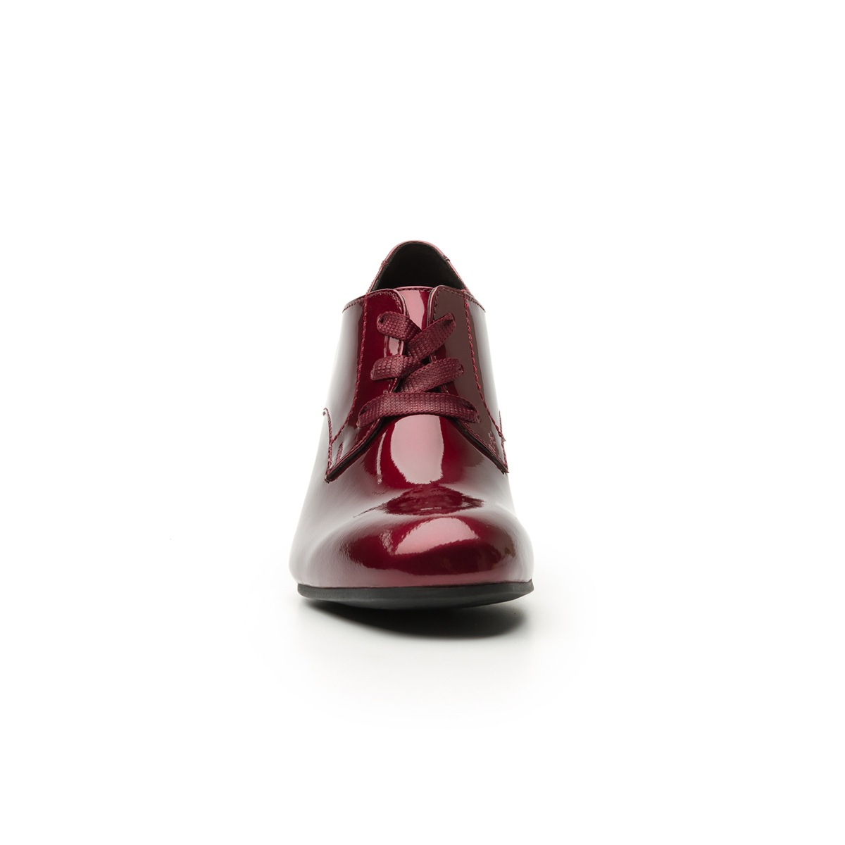 Zapato De Tacón De Vestir Flexi De Charol Para Mujer - Estilo 37903 Vino