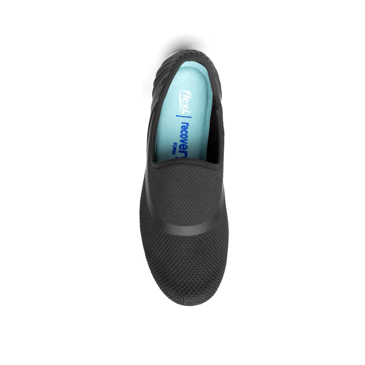 Flat Casual Sport Flexi Con Plantilla Recovery Form Para Mujer - Estilo 39112 Negro