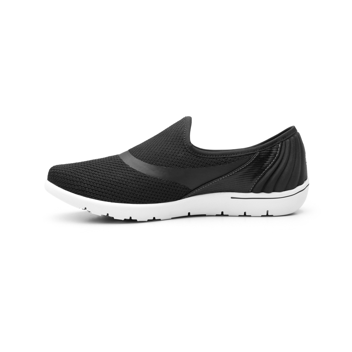 Flat Casual Sport Flexi Con Plantilla Recovery Form Para Mujer - Estilo 39112 Negro
