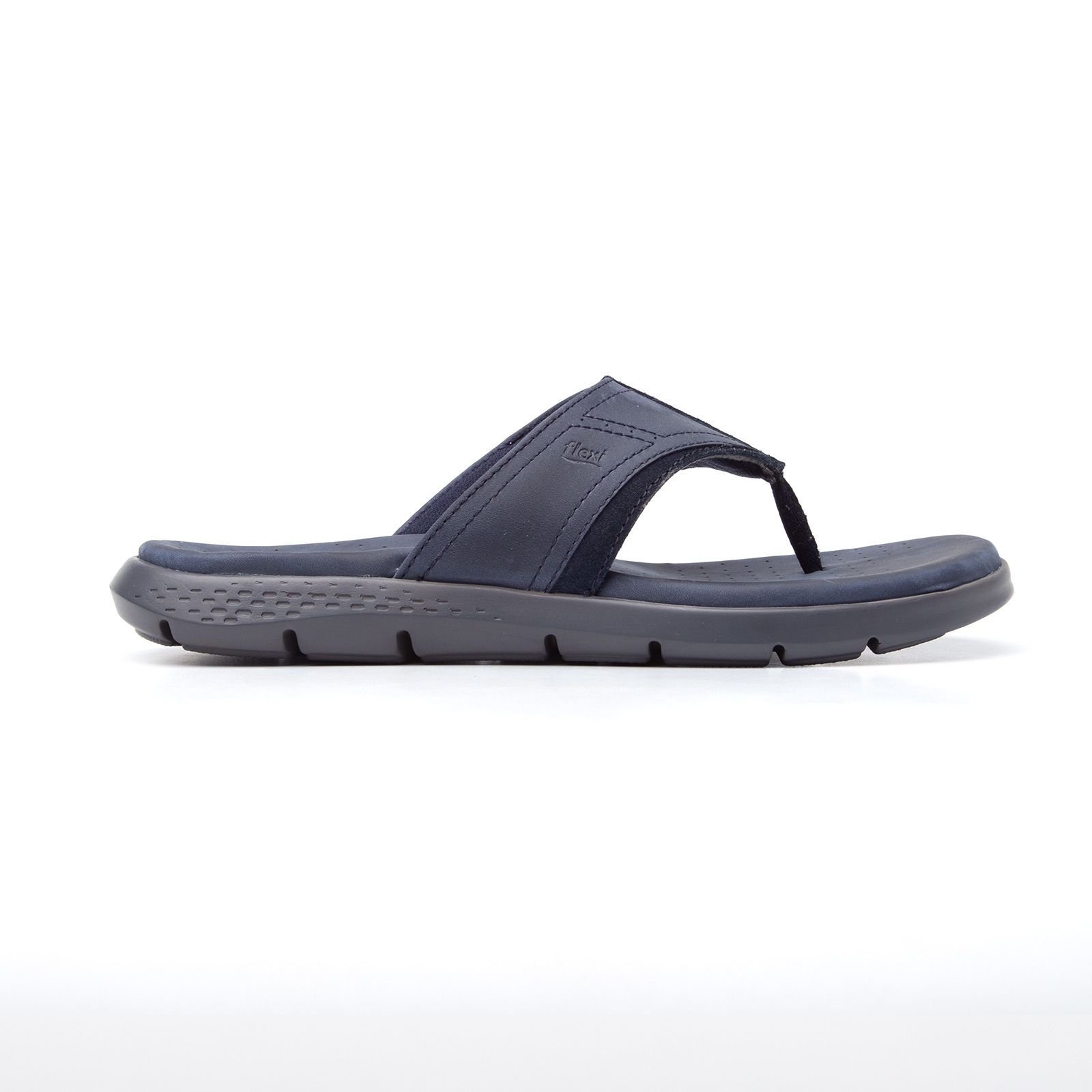 Sandalia Pata De Gallo Flexi Con Plantilla Recovery Form Para Hombre - Estilo 400001 Azul