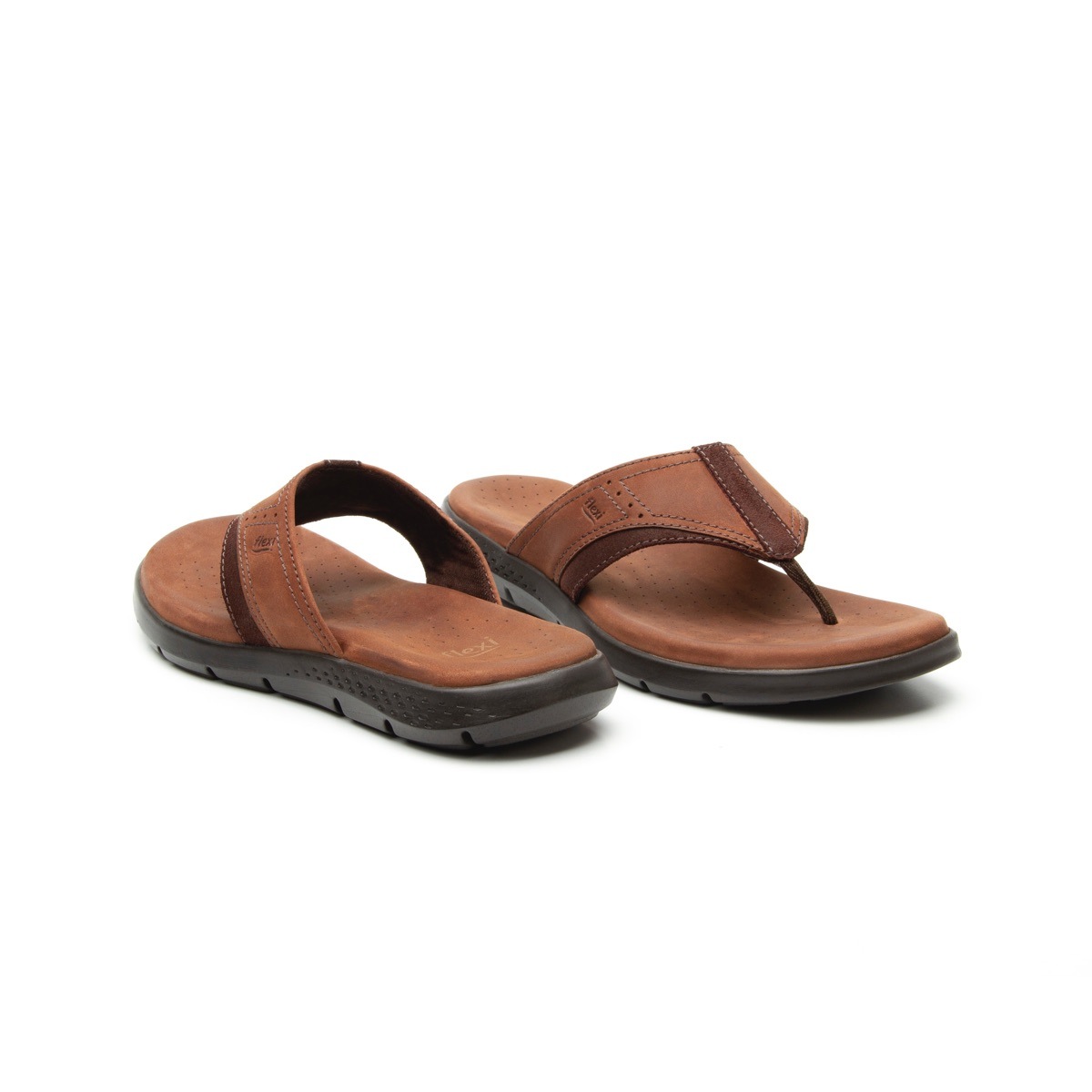 Sandalia De Playa Flexi De Pata De Gallo Para Hombre - Estilo 400001 Marrone