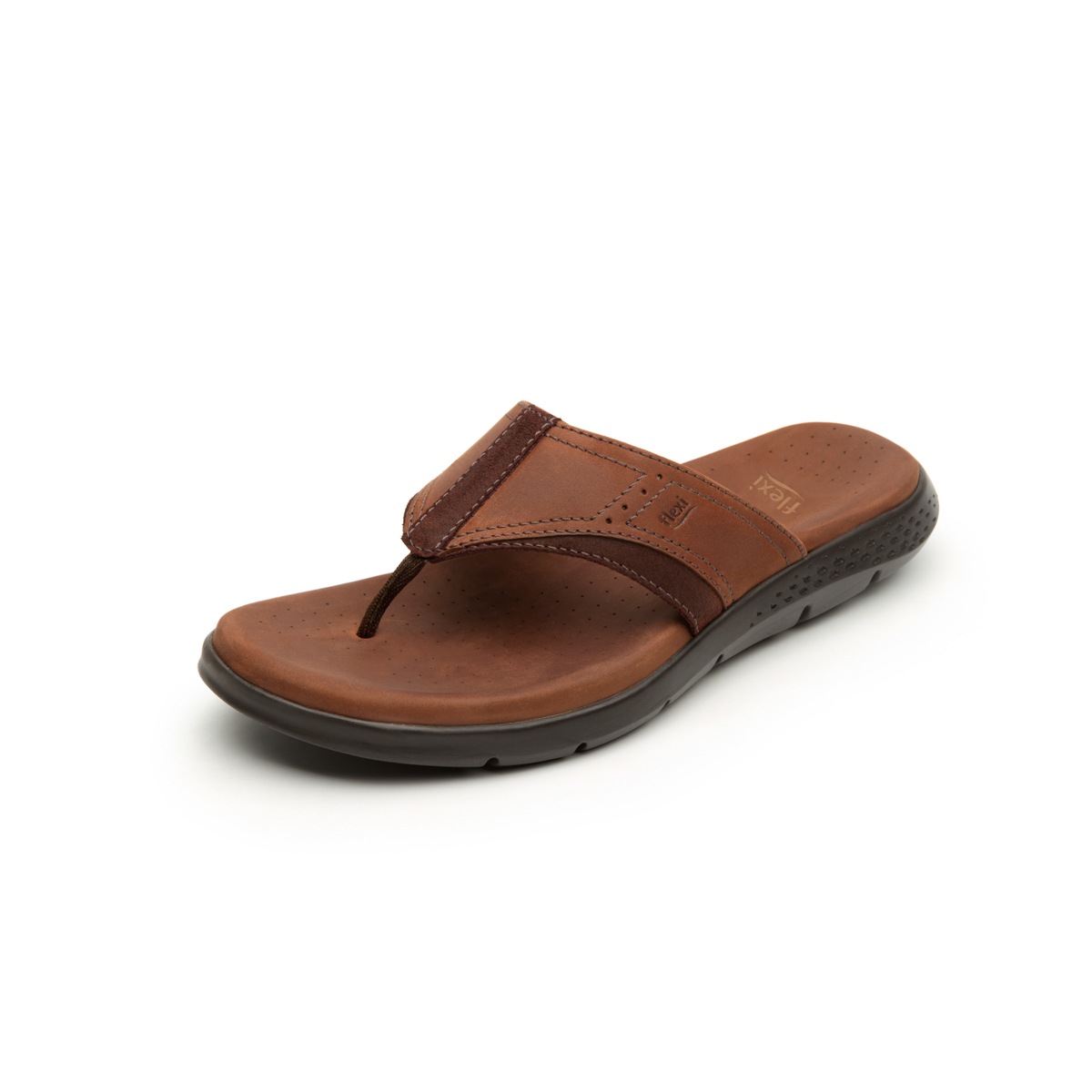 Sandalia De Playa Flexi De Pata De Gallo Para Hombre - Estilo 400001 Marrone