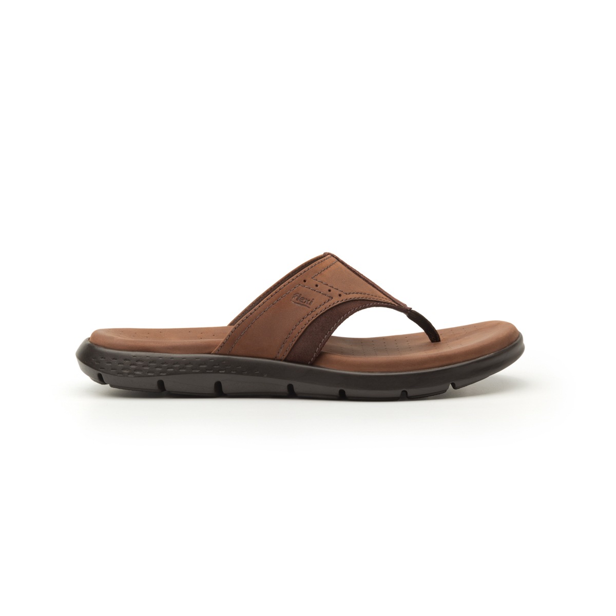 Sandalia De Playa Flexi De Pata De Gallo Para Hombre - Estilo 400001 Marrone