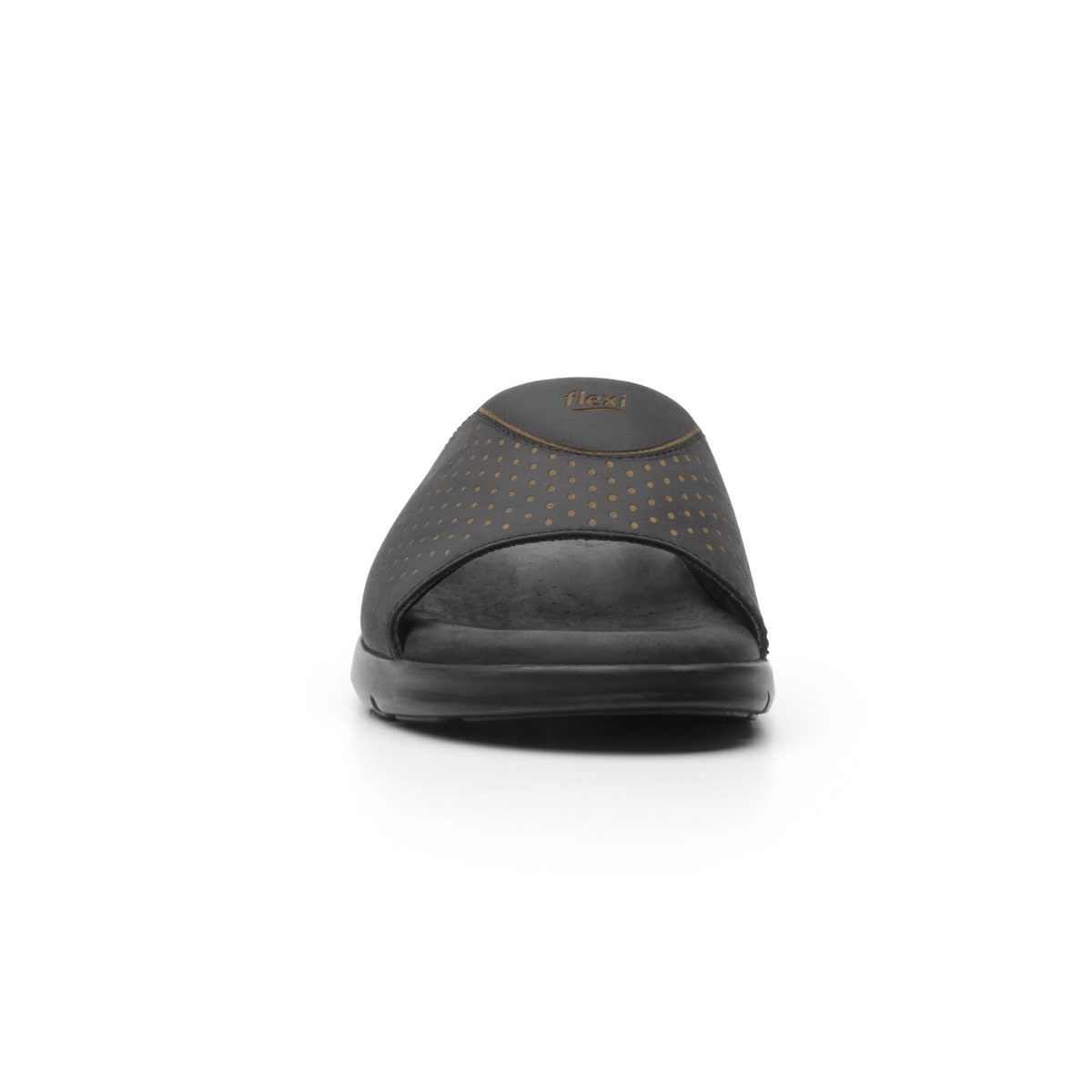 Sandalia De Playa Flexi De Tipo Slip-On Para Hombre - Estilo 400002 Negro