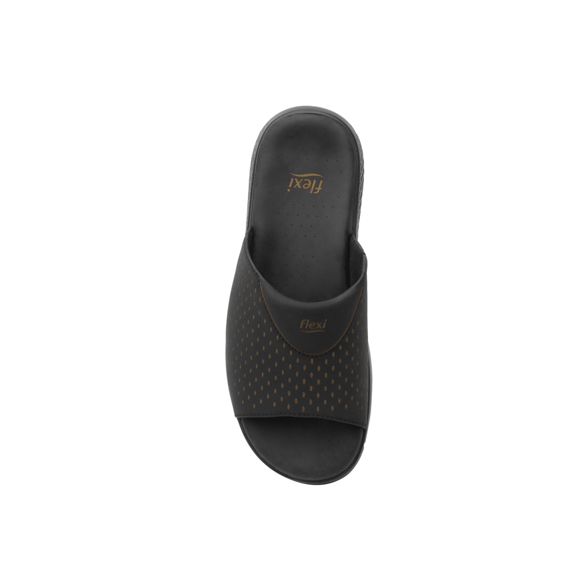 Sandalia De Playa Flexi De Tipo Slip-On Para Hombre - Estilo 400002 Negro