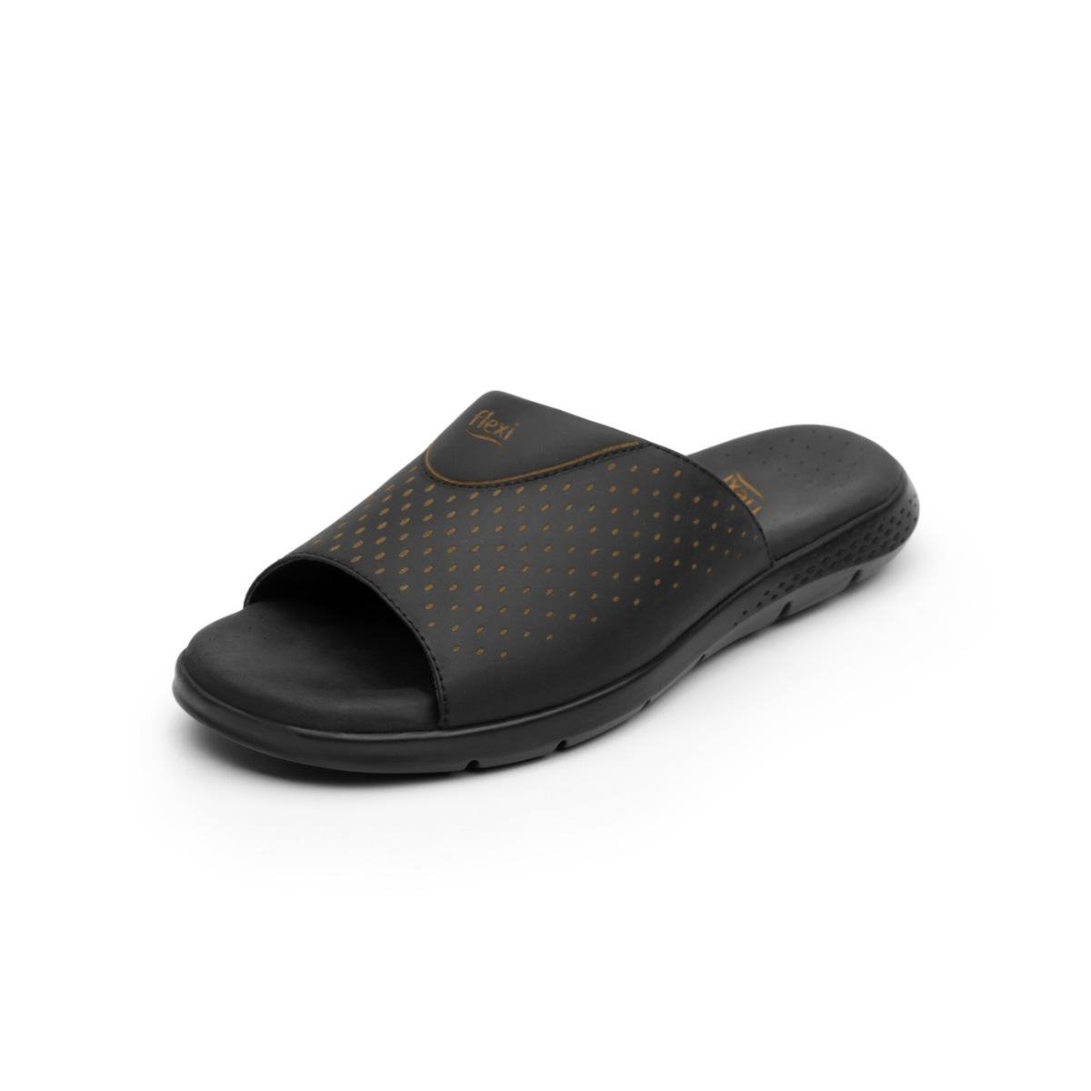 Sandalia De Playa Flexi De Tipo Slip-On Para Hombre - Estilo 400002 Negro