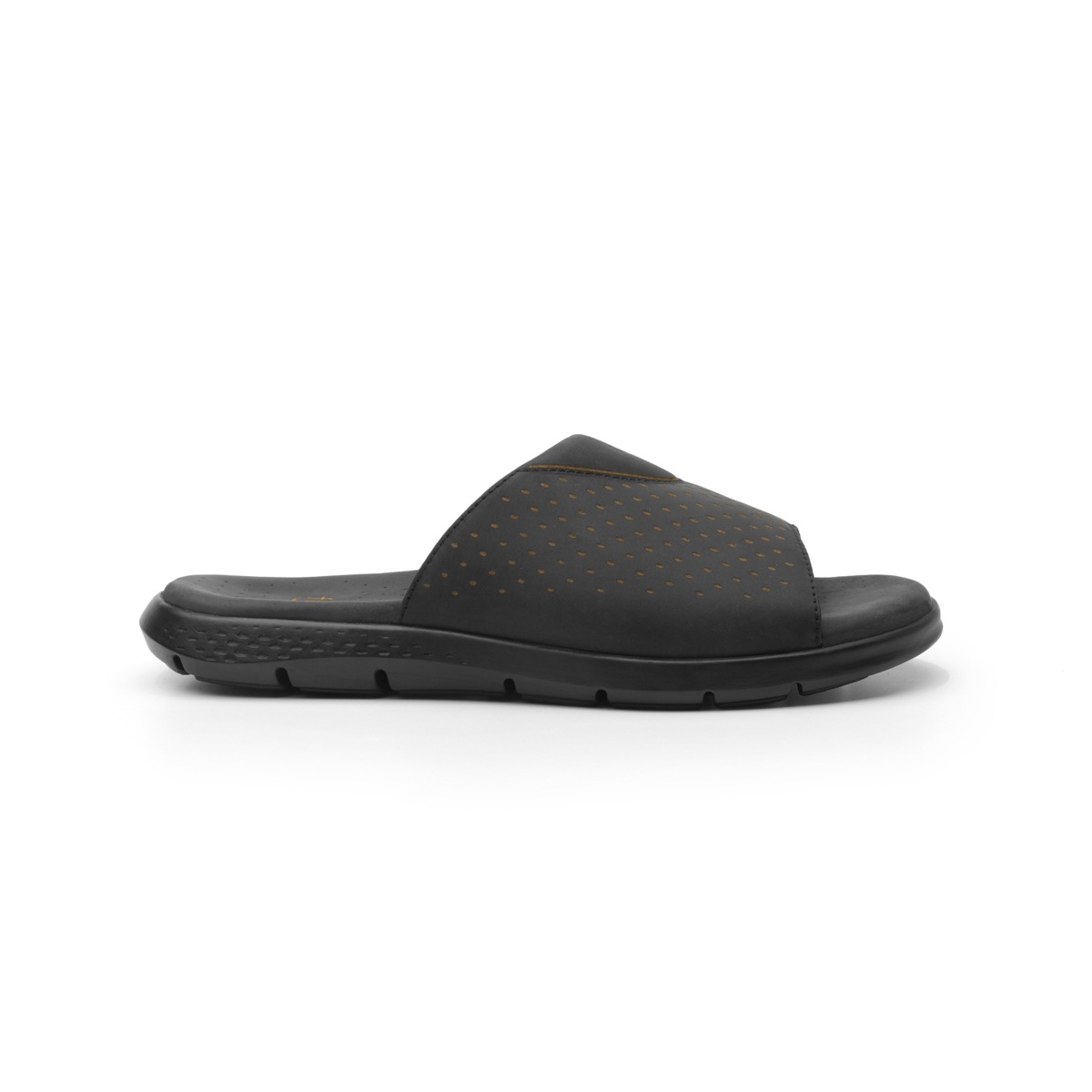 Sandalia De Playa Flexi De Tipo Slip-On Para Hombre - Estilo 400002 Negro