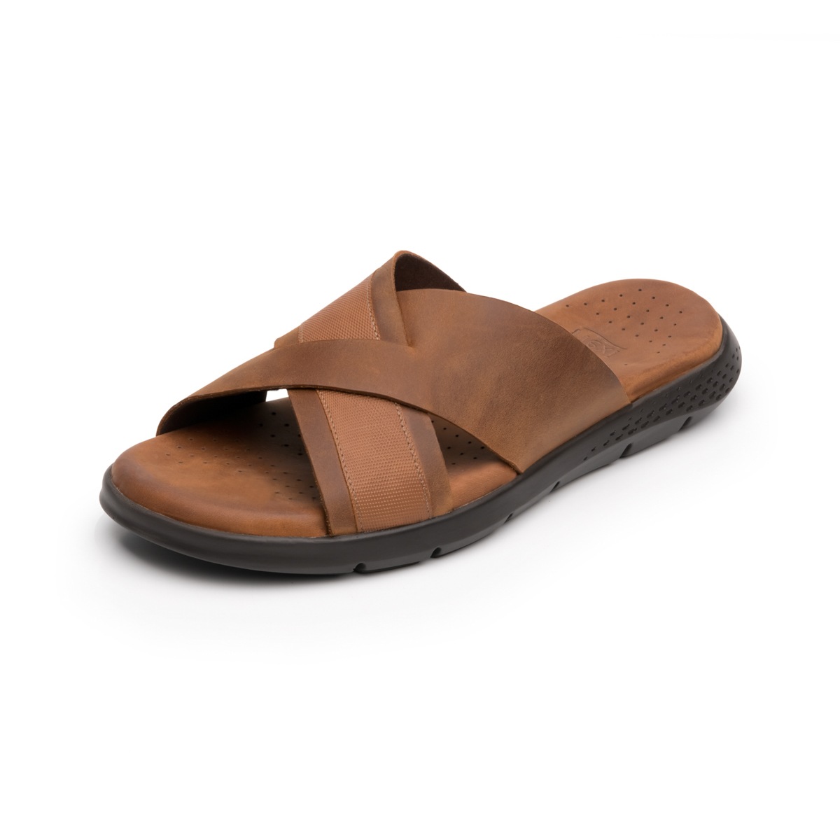 Sandalia De Playa Flexi Con Plantilla Recovery Form Para Hombre - Estilo 400004 Honey