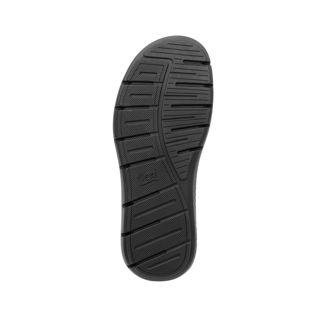 Sandalia De Playa Flexi Con Plantilla Recovery Form Para Hombre - Estilo 400004 Negro