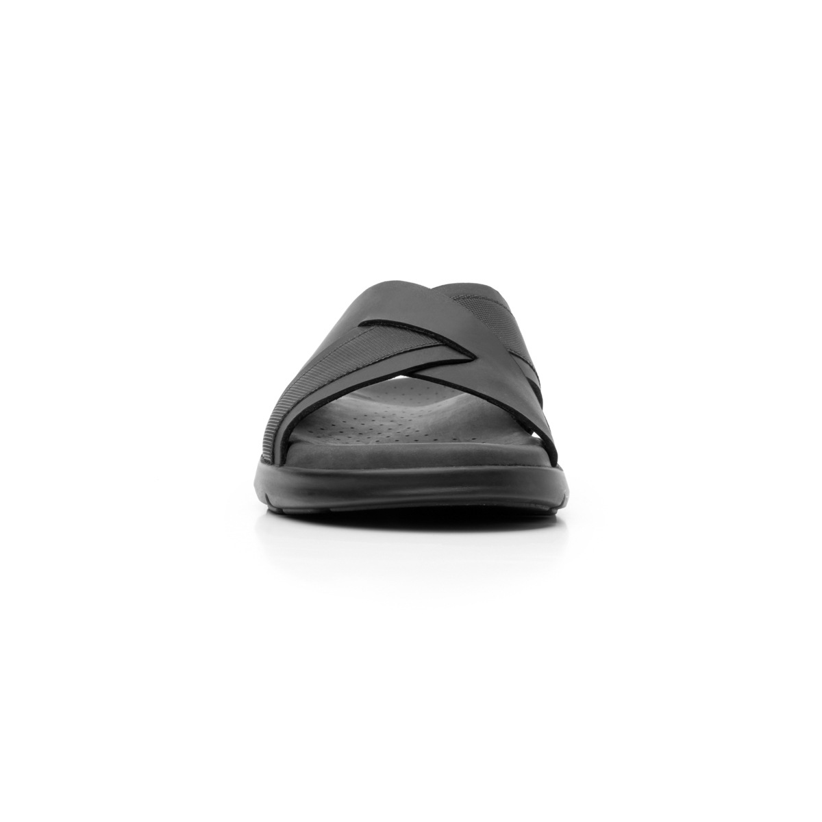Sandalia De Playa Flexi Con Plantilla Recovery Form Para Hombre - Estilo 400004 Negro