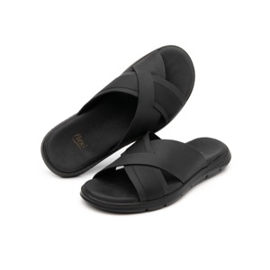 Sandalia De Playa Flexi Con Plantilla Recovery Form Para Hombre - Estilo 400004 Negro Sandalia De Playa Flexi Con Plantilla Recovery Form Para Hombre - Estilo 400004 Negro