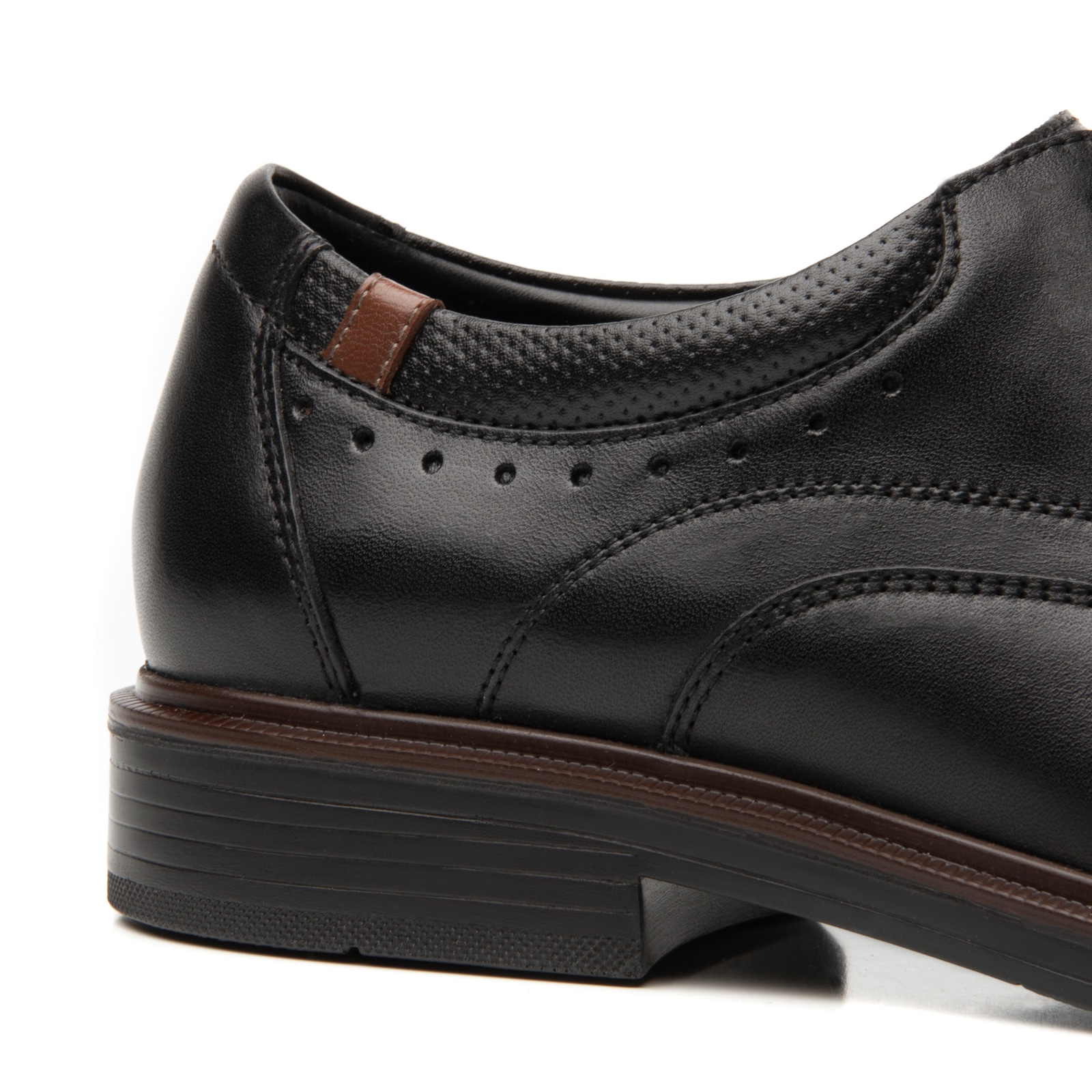 Zapato Bostoniano Flexi para Hombre con Agujetas Estilo 400109 Negro