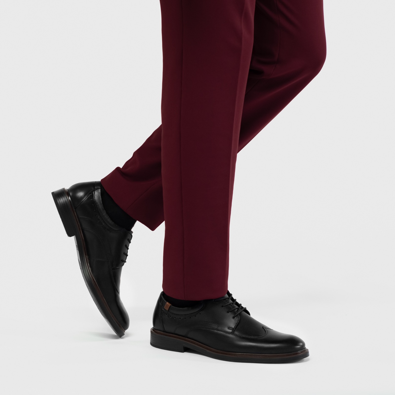 Zapato Bostoniano Flexi para Hombre con Agujetas Estilo 400109 Negro