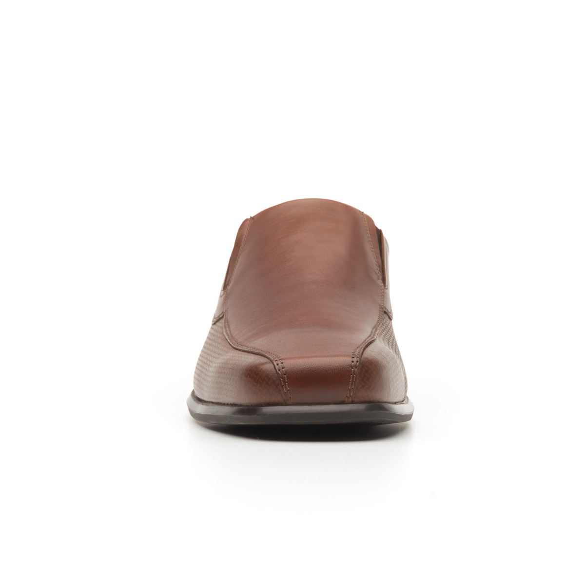 Mocasín De Vestir Para Oficina Flexi Con Combinación De Texturas Para Hombre - Estilo 400202 Tan