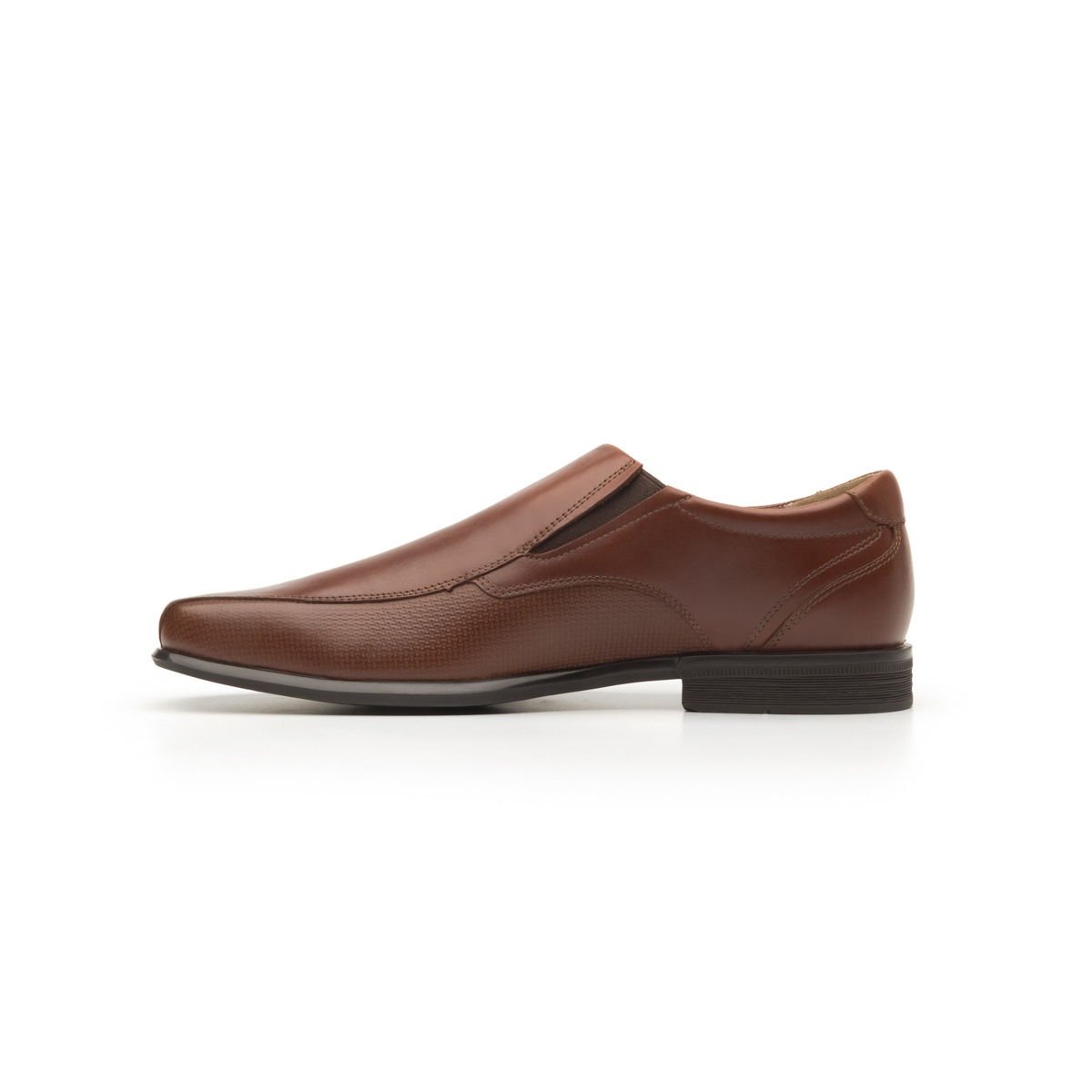 Mocasín De Vestir Para Oficina Flexi Con Combinación De Texturas Para Hombre - Estilo 400202 Tan