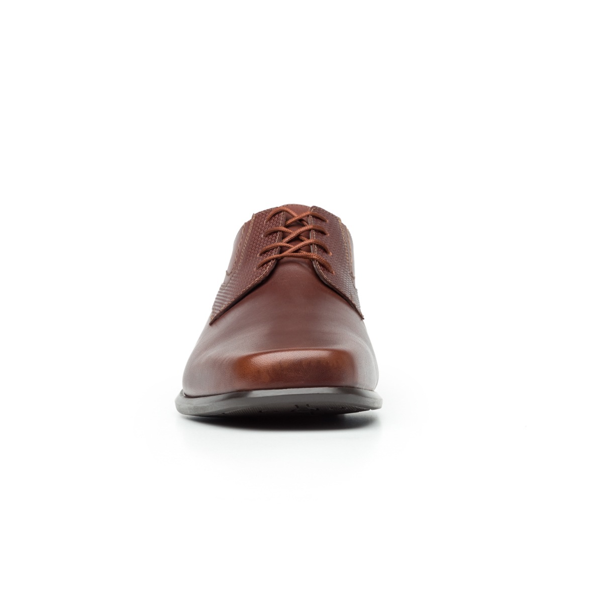 Zapato De Vestir Urbano Flexi Con Combinación De Texturas Para Hombre - Estilo 400204 Nogal