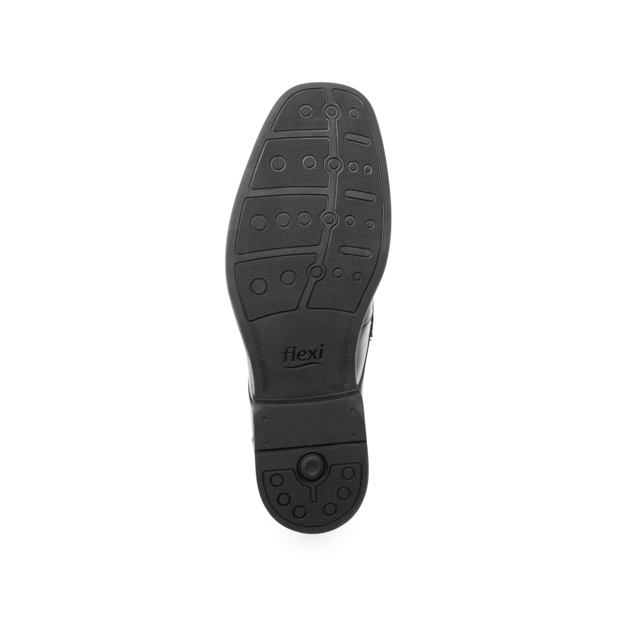 Mocasín De Vestir Flexi Con Adorno De Estribo Para Hombre - Estilo 400206 Negro