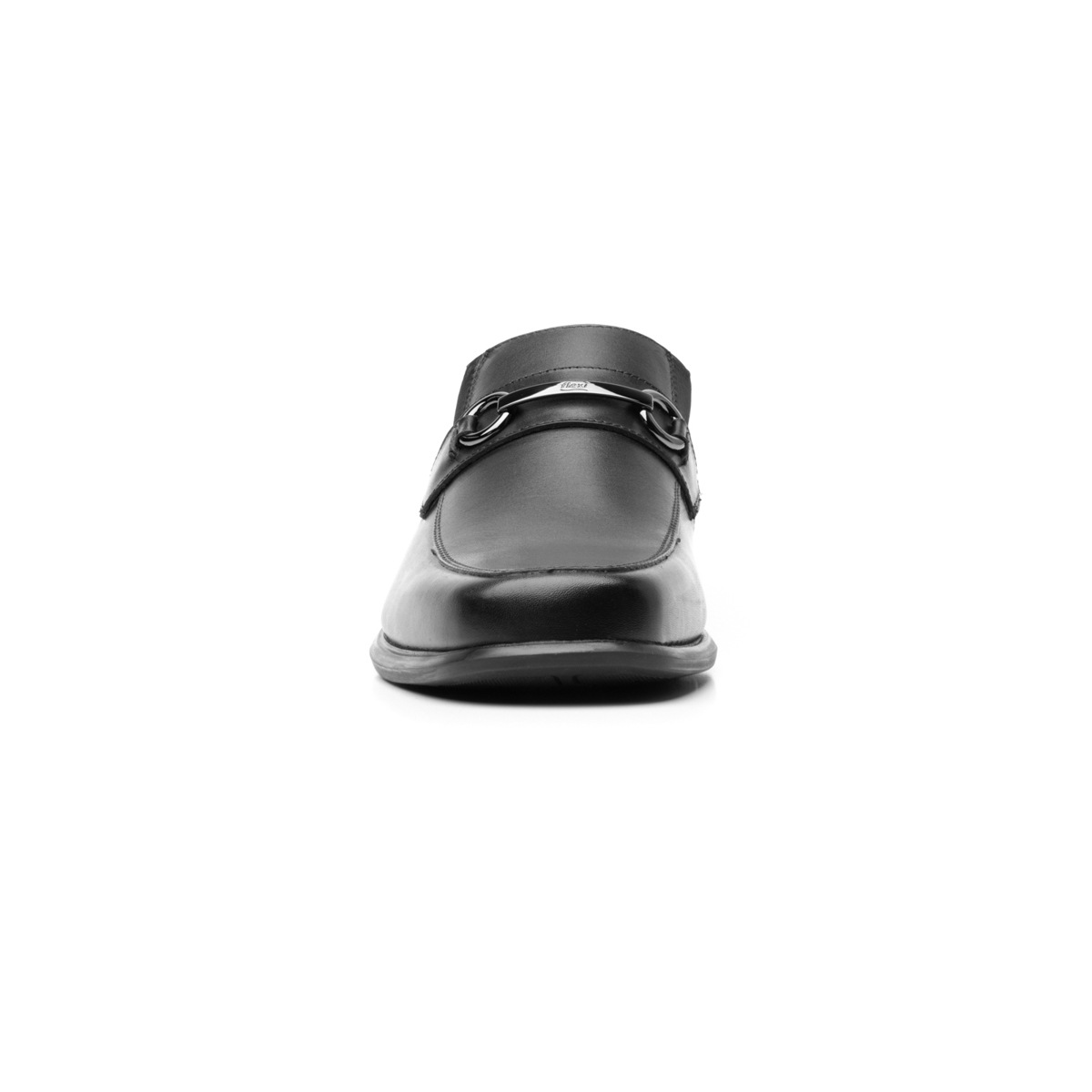 Mocasín De Vestir Flexi Con Adorno De Estribo Para Hombre - Estilo 400206 Negro