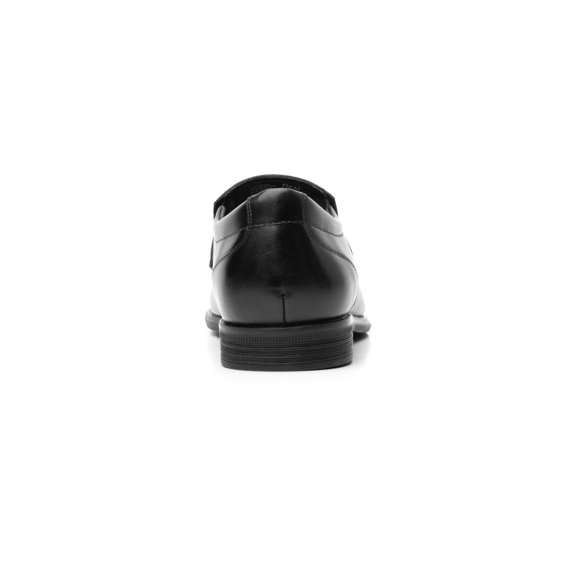 Mocasín De Vestir Flexi Con Adorno De Estribo Para Hombre - Estilo 400206 Negro