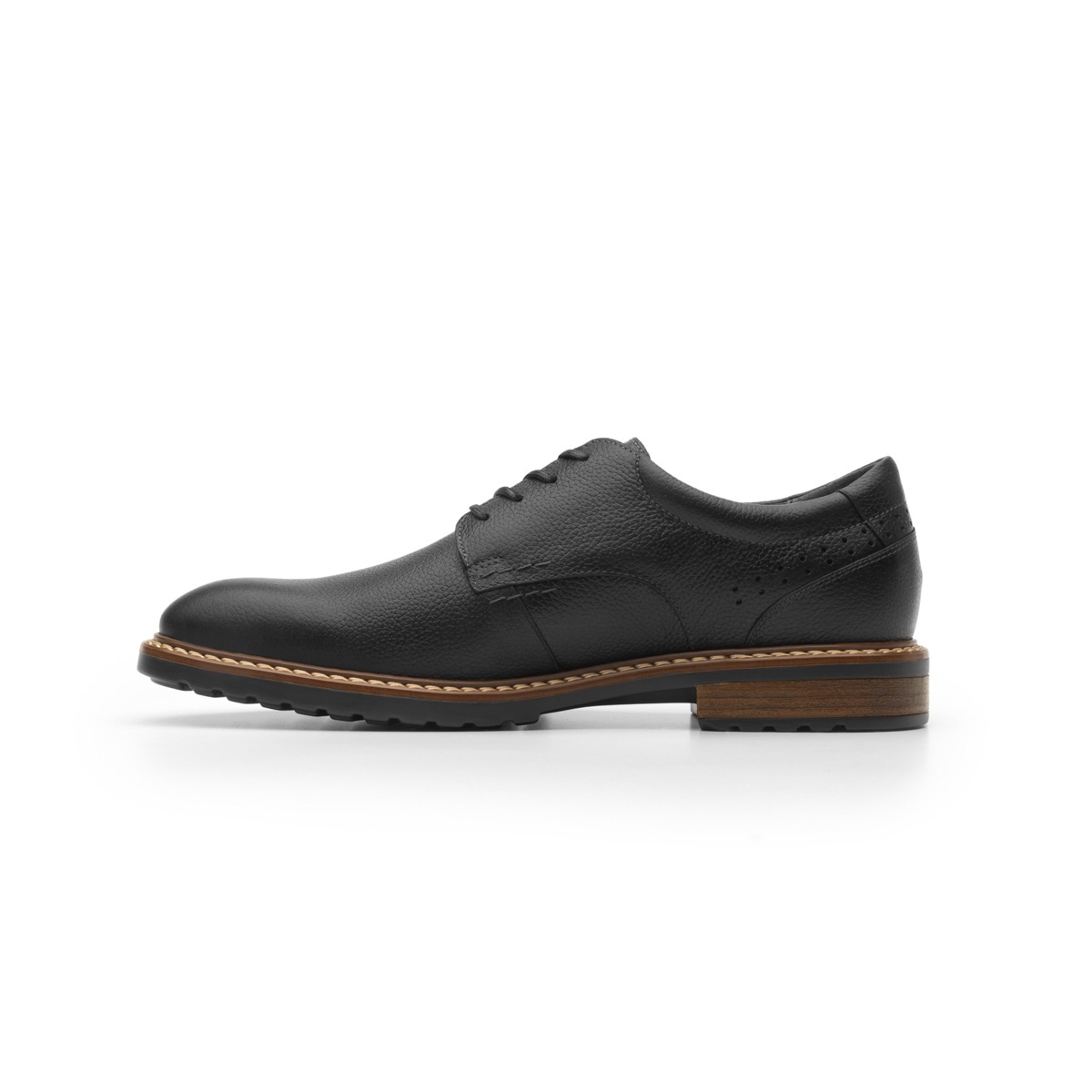Zapato Casual Urbano Flexi Con Cerco Y Pespunte En Suela Para Hombre - Estilo 400501 Negro