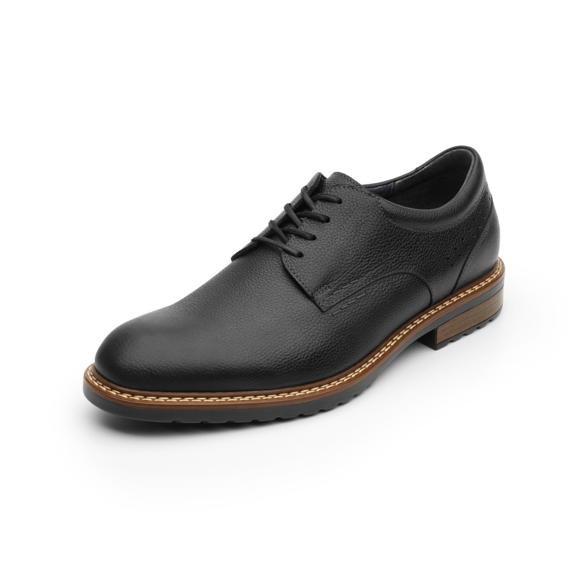 Zapato Casual Urbano Flexi Con Cerco Y Pespunte En Suela Para Hombre - Estilo 400501 Negro