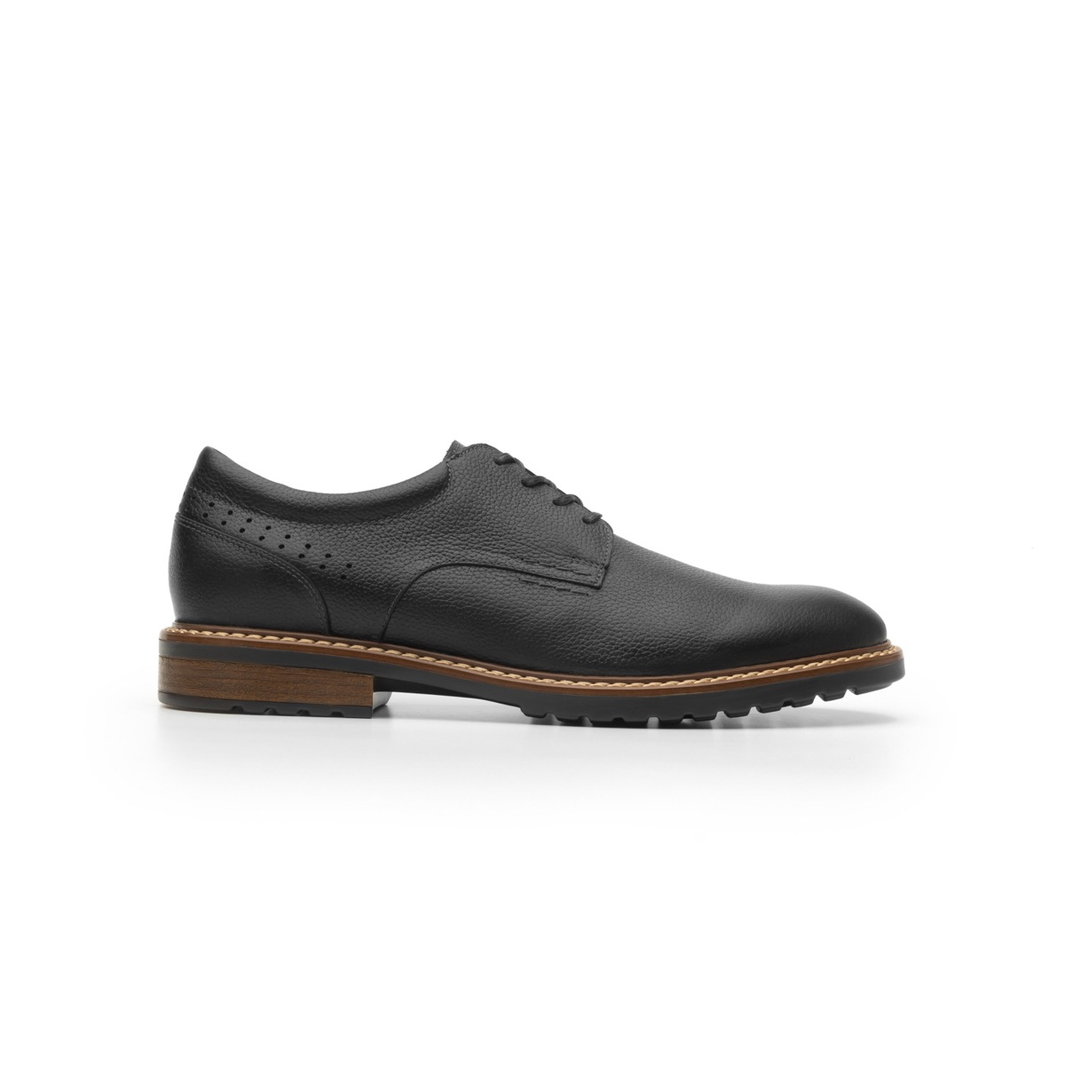 Zapato Casual Urbano Flexi Con Cerco Y Pespunte En Suela Para Hombre - Estilo 400501 Negro