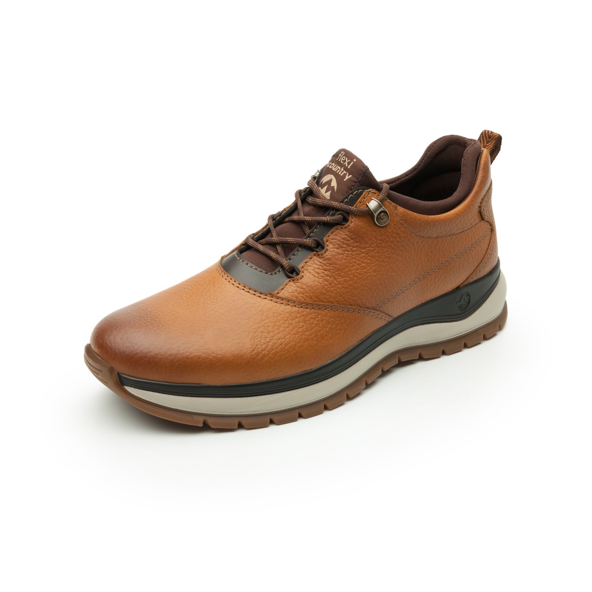 Zapato Flexi Country Para Outdoor Flexi Country Con Sistema De Mejor Agarre Para Hombre - Estilo 401001 Tan