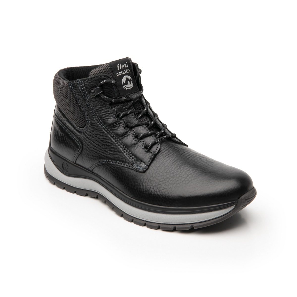 Botín Outdoor Flexi Country para Hombre con Sistema De Mejor Agarre Estilo 401002 Negro