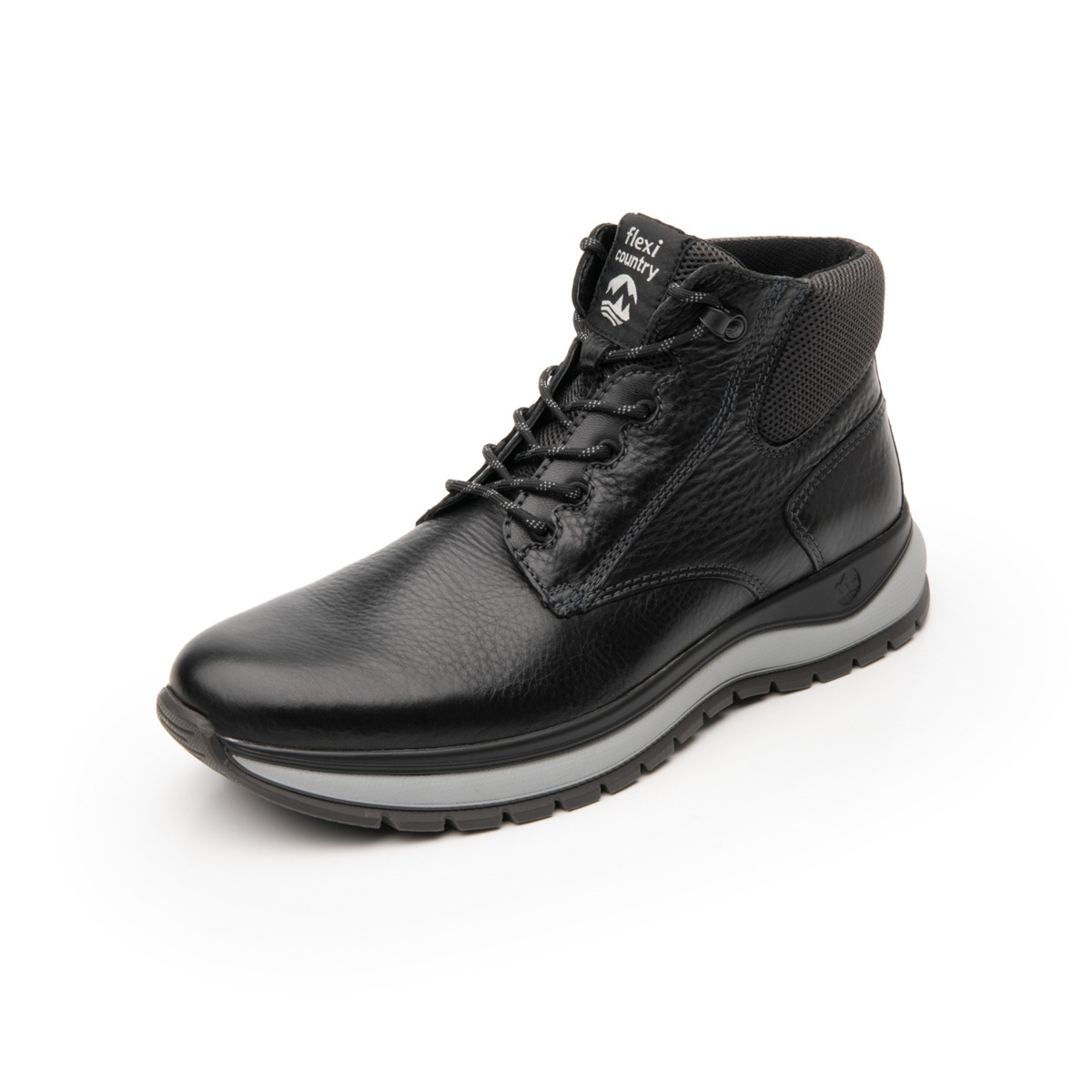 Botín Outdoor Flexi Country para Hombre con Sistema De Mejor Agarre Estilo 401002 Negro