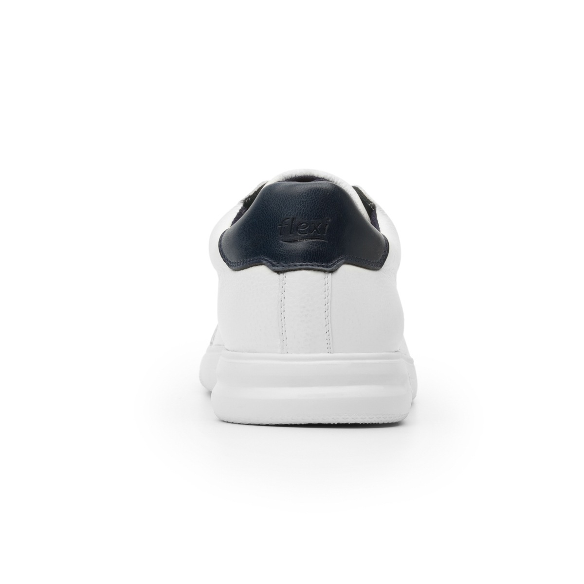Sneaker Universitario Flexi Con Suela Extra Ligera Para Hombre - Estilo 401201 Blanco