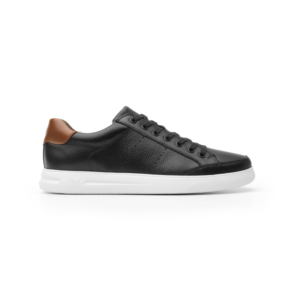 Sneaker Casual Sport Flexi Con Suela Extra Ligera Para Hombre - Estilo 401201 Negro