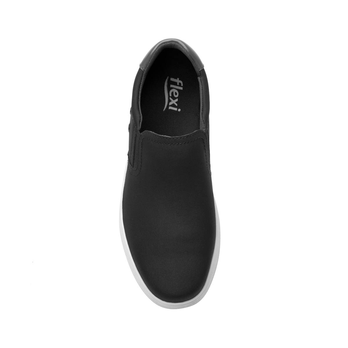 Sneaker Urbano Slip On Flexi para Hombre con Suela Extraligera Estilo 401204 Negro