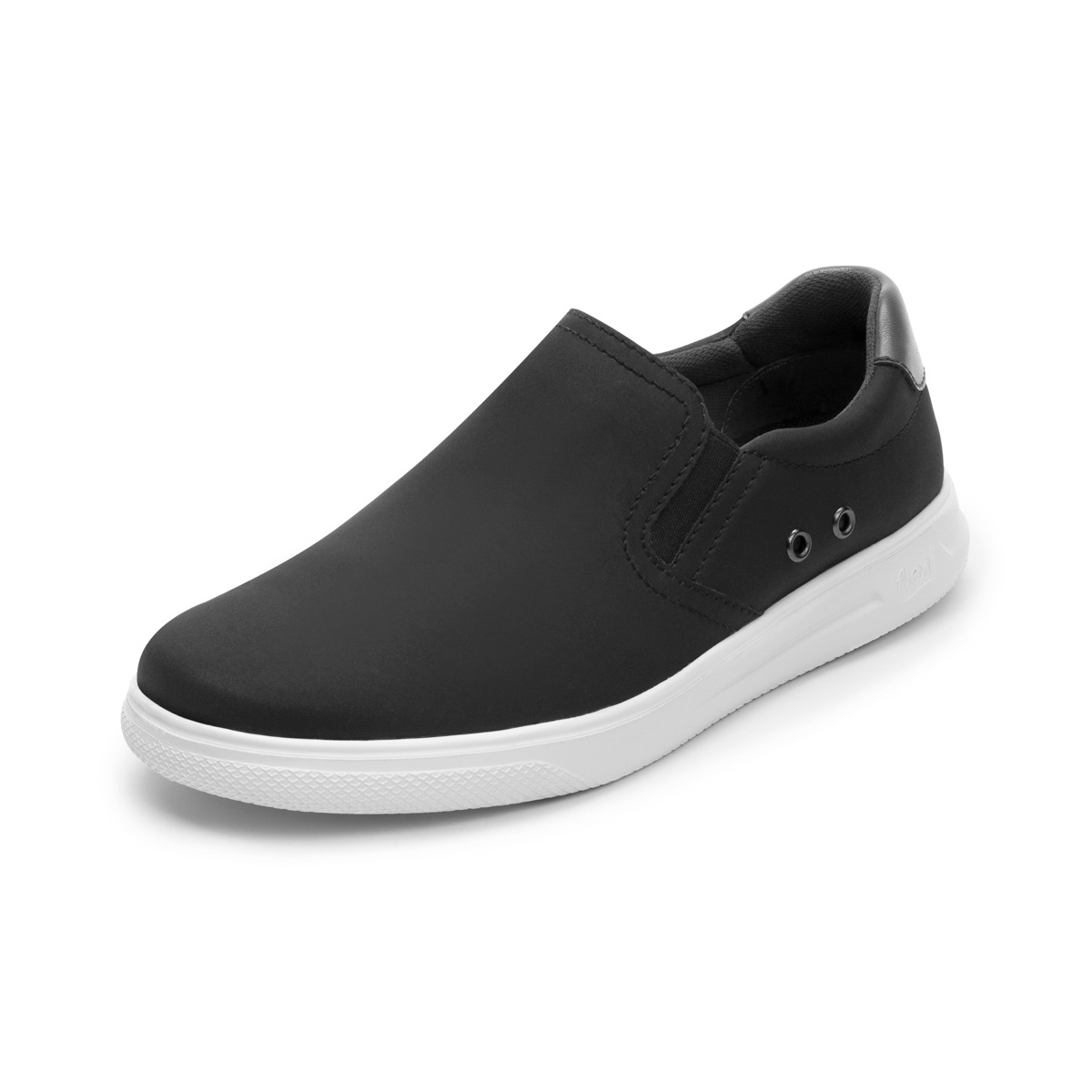 Sneaker Urbano Slip On Flexi para Hombre con Suela Extraligera Estilo 401204 Negro