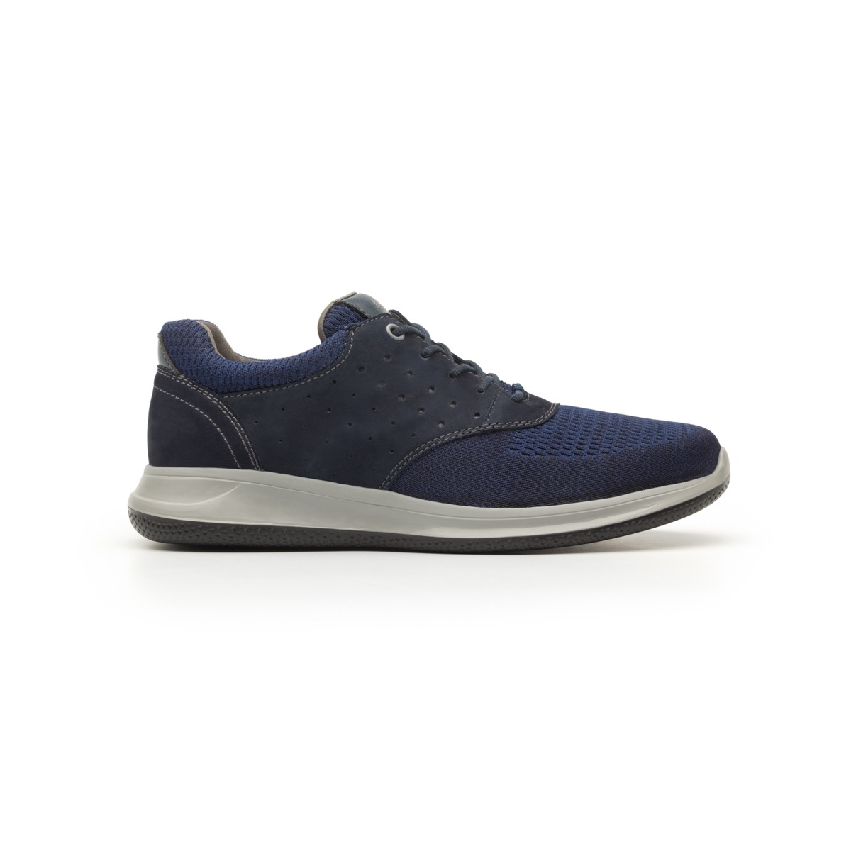 Sneaker Urbano Flexi De Material Tejido Para Hombre - Estilo 401502 Azul