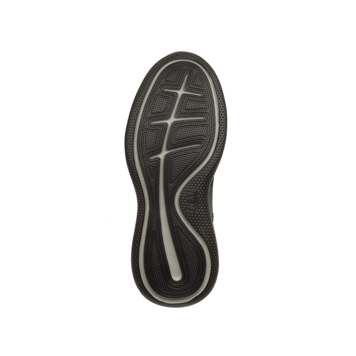 Sneaker Urbano Flexi De Material Tejido Para Hombre - Estilo 401502 Negro