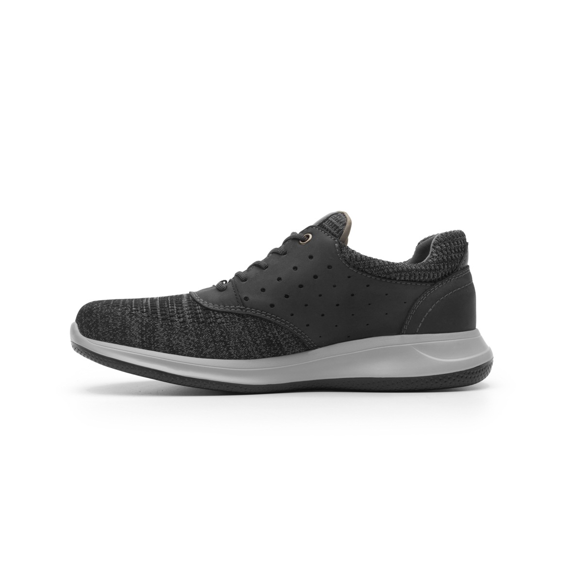 Sneaker Urbano Flexi De Material Tejido Para Hombre - Estilo 401502 Negro