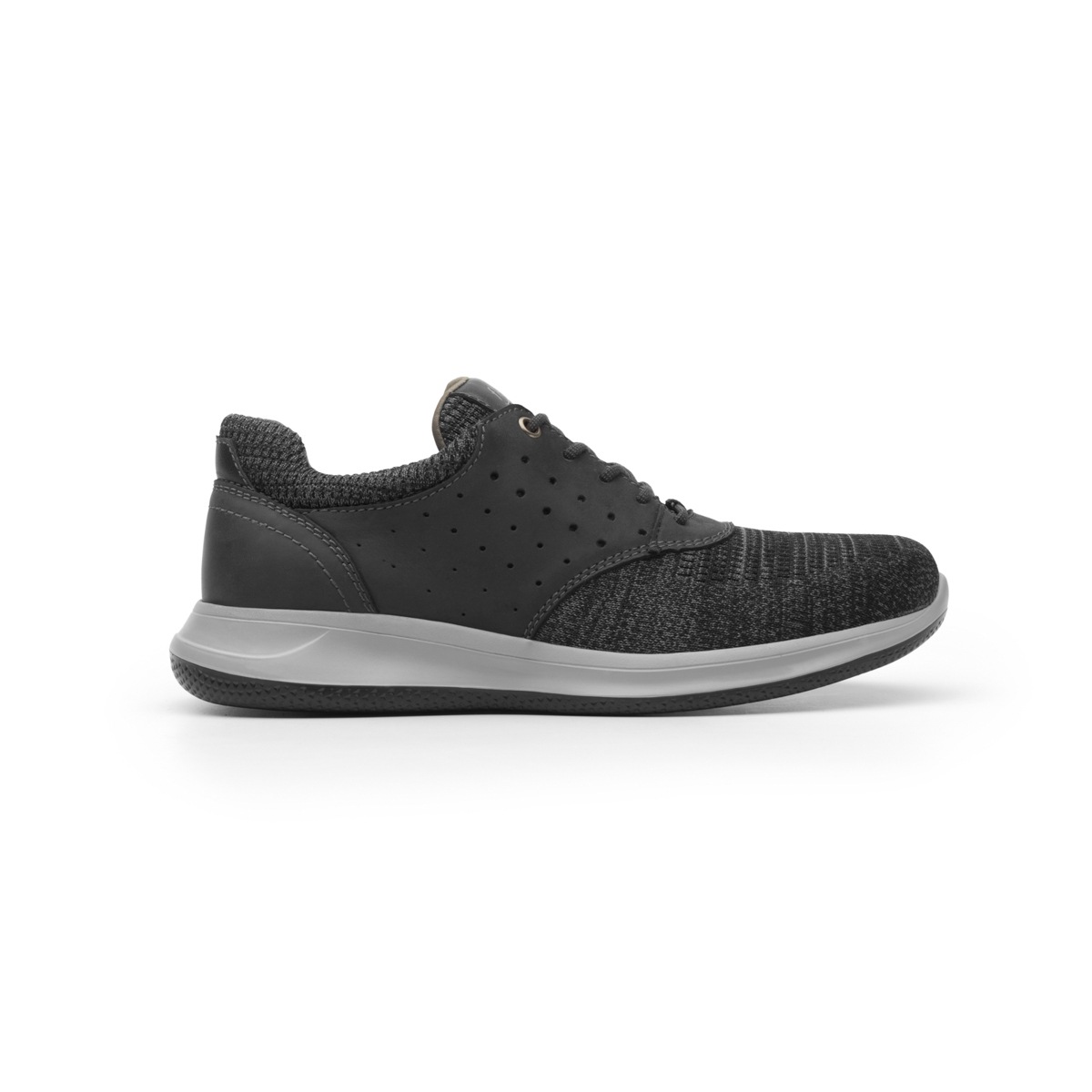 Sneaker Urbano Flexi De Material Tejido Para Hombre - Estilo 401502 Negro