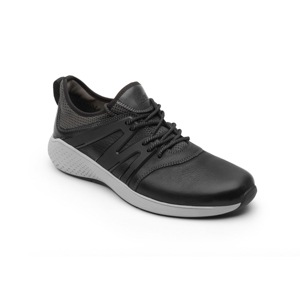 Sneaker Urbano Flexi Con Aplicaciones Plásticas Para Hombre - Estilo 401602 Negro Sneaker Urbano Flexi Con Aplicaciones Plásticas Para Hombre - Estilo 401602 Negro