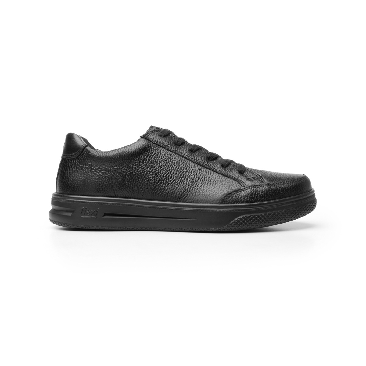 Zapato Casual Escolar Flexi De Estilo Tenis Para Niño - Estilo 401901 Negro