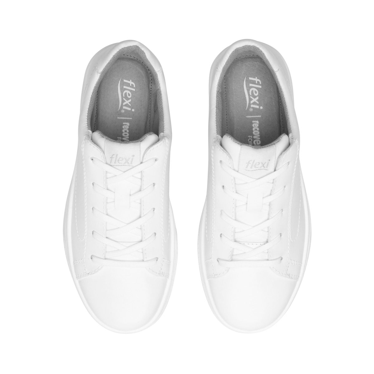 Tenis Escolar Flexi para Niño con Recovery Form Estilo 401911 Blanco